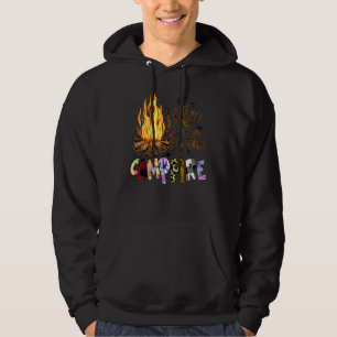 By The Campfire Camp Fire Camp Life Camping Hoodie