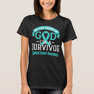 By the Grace of God Cervical Cancer Survivor T-Shirt