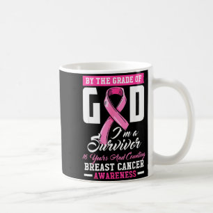 By The Grace Of God Survivor 16 Year Breast Cancer Coffee Mug