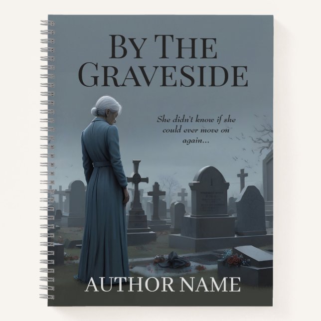 By the Graveside Book Cover Inspiration Notebook (Front)
