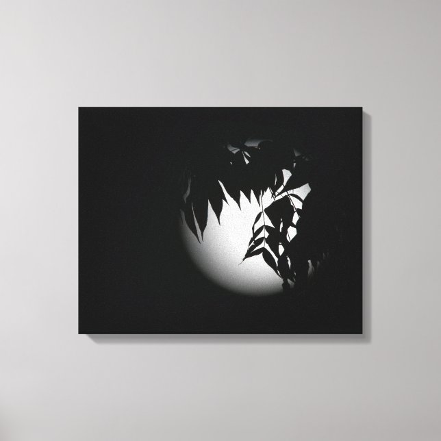 By the light of the moon canvas print (Front)
