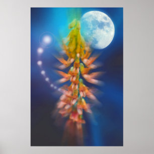 By The Light Of The Moon The Angels Gather Print