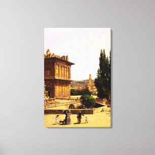 By the Pitti Palace, Florence Canvas Print