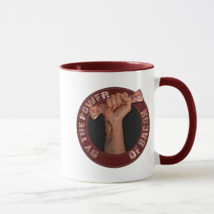 By the Power of Bacon mug