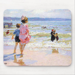 By the Sea by Edward Henry Potthast Mouse Mat