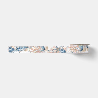 By the Sea Dusty Blue Oceanside Ribbon Satin Ribbon