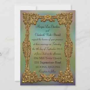 By the Sea Gala Formal Wedding Invitation
