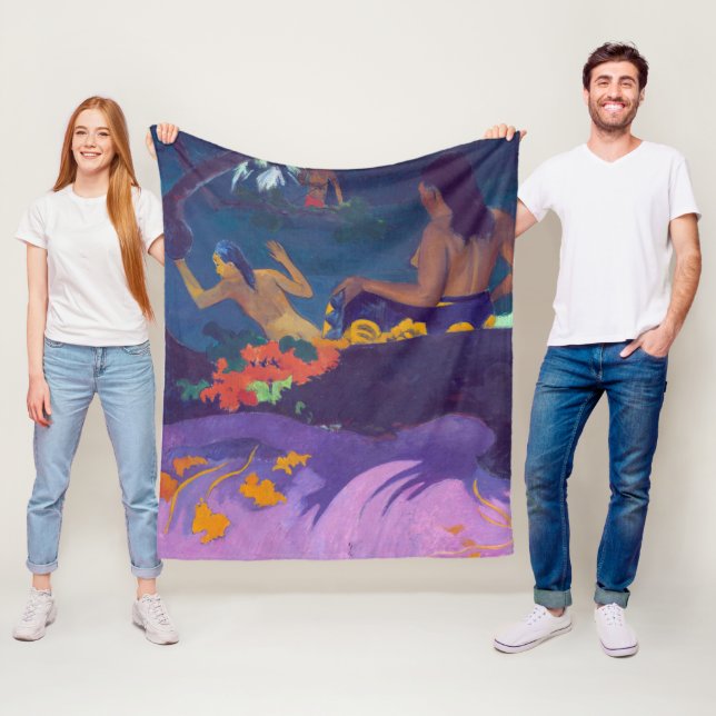 By the Sea, Gauguin Fleece Blanket (In Situ)