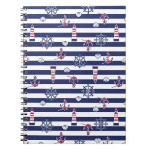 By The Sea Pattern Notebook