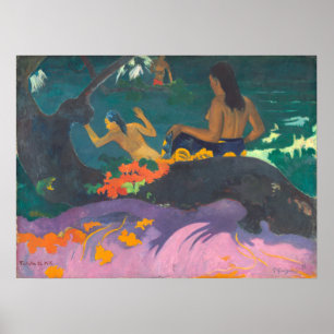 By the Sea - Paul Gauguin Fine Art Poster