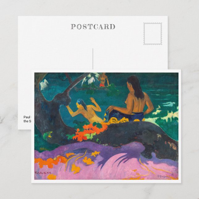 By the Sea | Paul Gauguin | Photo Print Postcard (Front/Back)