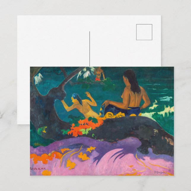 By the Sea | Paul Gauguin | Photo Print Postcard (Front/Back)