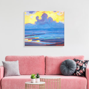 By the Sea Piet Mondrian Canvas Print