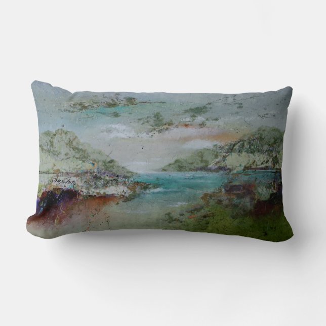 By the Sea Pillow (Front)