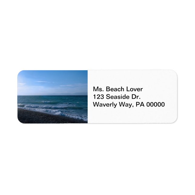 By the Sea Return Address Labels (Front)