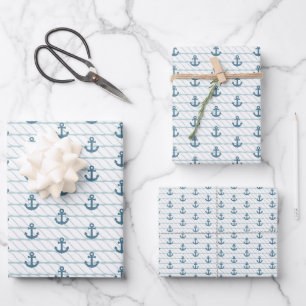 By the Sea Series Design 5 Wrapping Paper Sheet