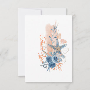 By the Sea Thank You Card