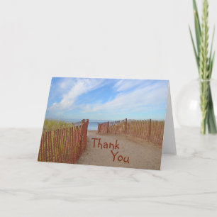 By The Sea Thank You Card