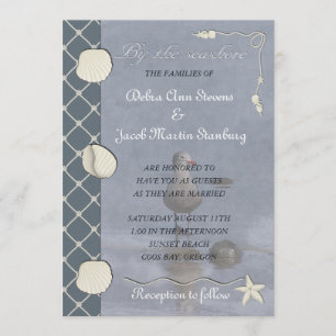 By The Seashore Invitation