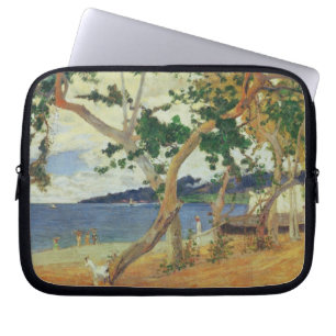 By the Seashore, Martinique, 1887 (oil on canvas) Laptop Sleeve