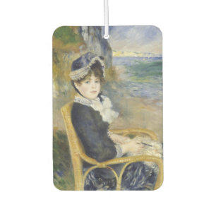 By the Seashore, Oil Painting Portrait, Renoir Car Air Freshener