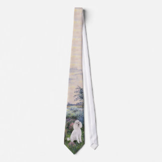 By the Seine (Monet) - Standard Poodle (W) Tie