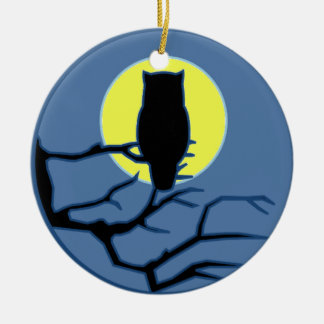 By the Shadow of the Moon Ceramic Tree Decoration