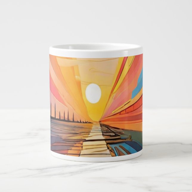 By the Sun Large Coffee Mug (Front)