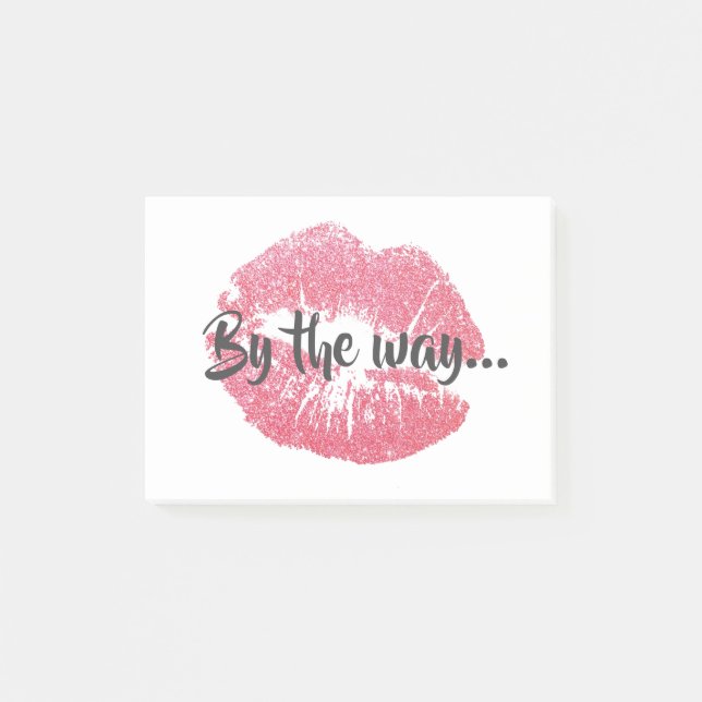 By the way... post-it notes (Front)