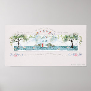 By Wisdom A House Is Built Poster