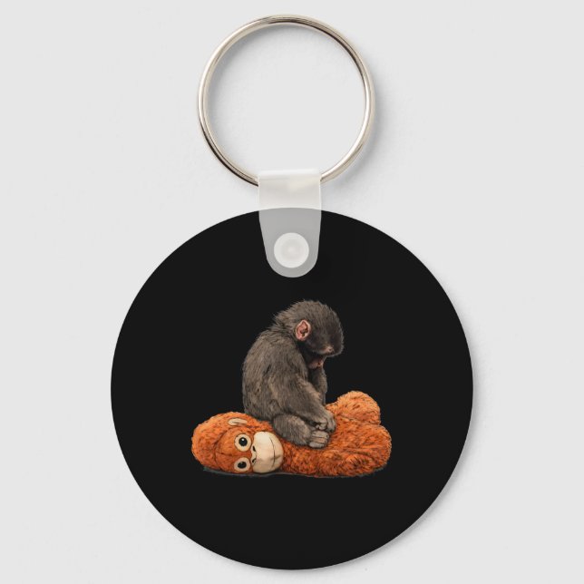 Byby Monkey Punch _6  Key Ring (Front)