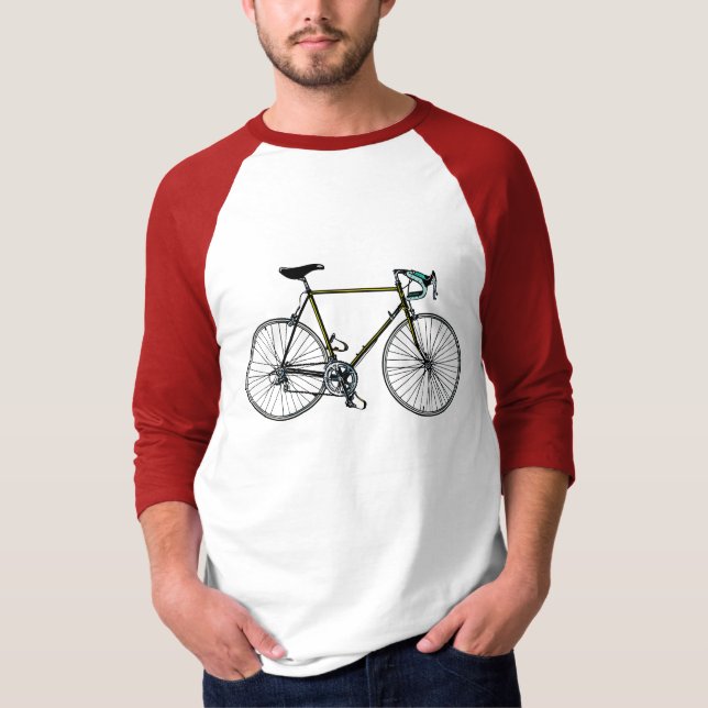 Bycicle Basic 3/4 Sleeve Raglan T-Shirt (Front)