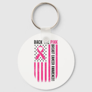 Byck The Pink Breast Cancer Awareness Flag Toddler Key Ring