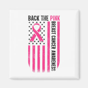 Byck The Pink Breast Cancer Awareness Flag Toddler Magnet