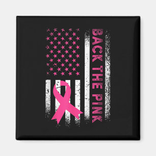 Byck The Pink Ribbon American Flag Breast Cancer A Magnet