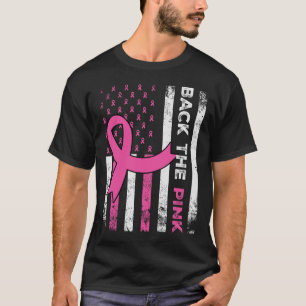 Byck The Pink Ribbon American Flag Breast Cancer A T-Shirt
