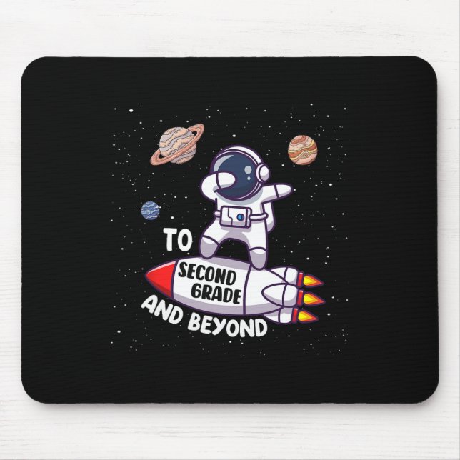 Byck To Second Grade And Beyond-funny First Day Of Mouse Mat (Front)