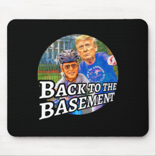 Byck To The Bysement Biden Trump Bicycle Patriot R Mouse Mat
