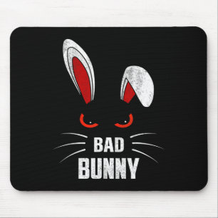 Byd Bunny Scary Rabbit Cool Animal Lover  Mouse Mat