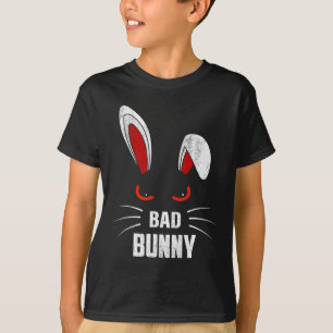 Byd Bunny Scary Rabbit Cool Animal Lover T-Shirt