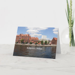 Bydgoszcz, Poland cityscape photograph Card