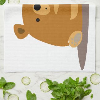 Bye Bye Honey! Cute Cartoon Bears Kitchen Towel
