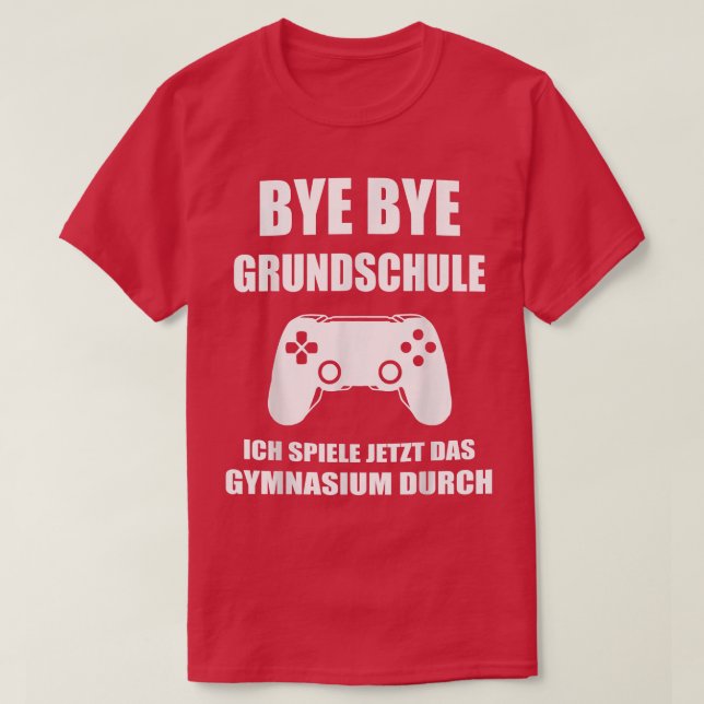 Bye Bye Primary School High School High School Gif T-Shirt (Design Front)