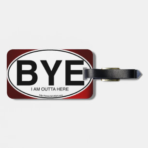 BYE Euro Sticker Tag