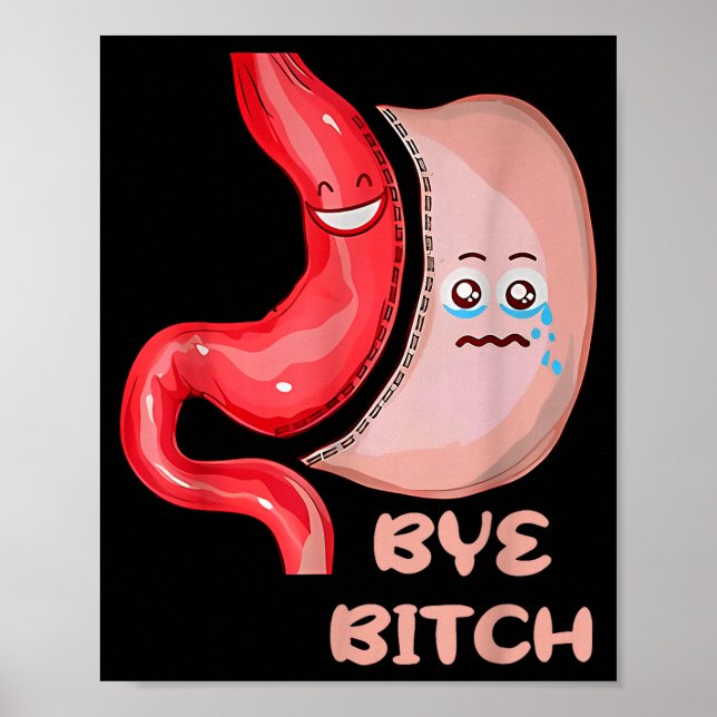 Bye Funny Gastric Sleeve Surgery Stomach  Poster (Front)