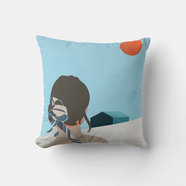 Bye, my love T-Shirt Cushion (Front)