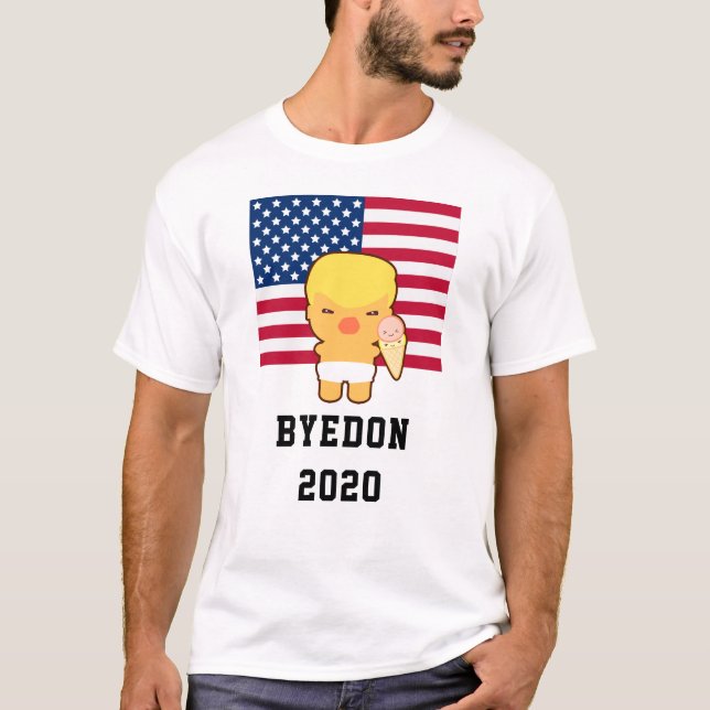 ByeDon 2020 Baby Trump Cartoon T-Shirt (Front)