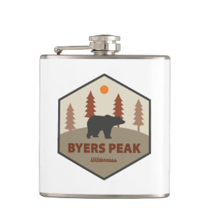 Byers Peak Wilderness Colorado Bear Hip Flask