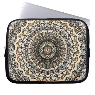 Bygone Love Mandala Kaleidoscope Pattern Laptop Sleeve