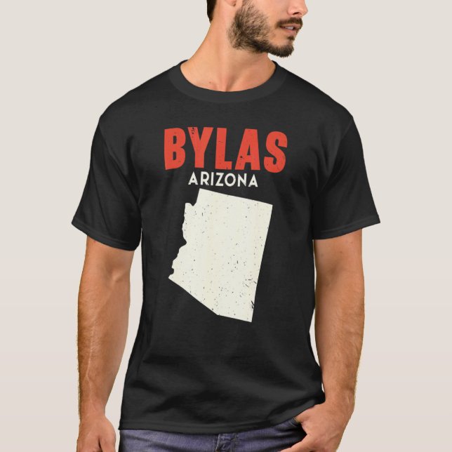 Bylas Arizona USA State America Travel Arizonian T-Shirt (Front)